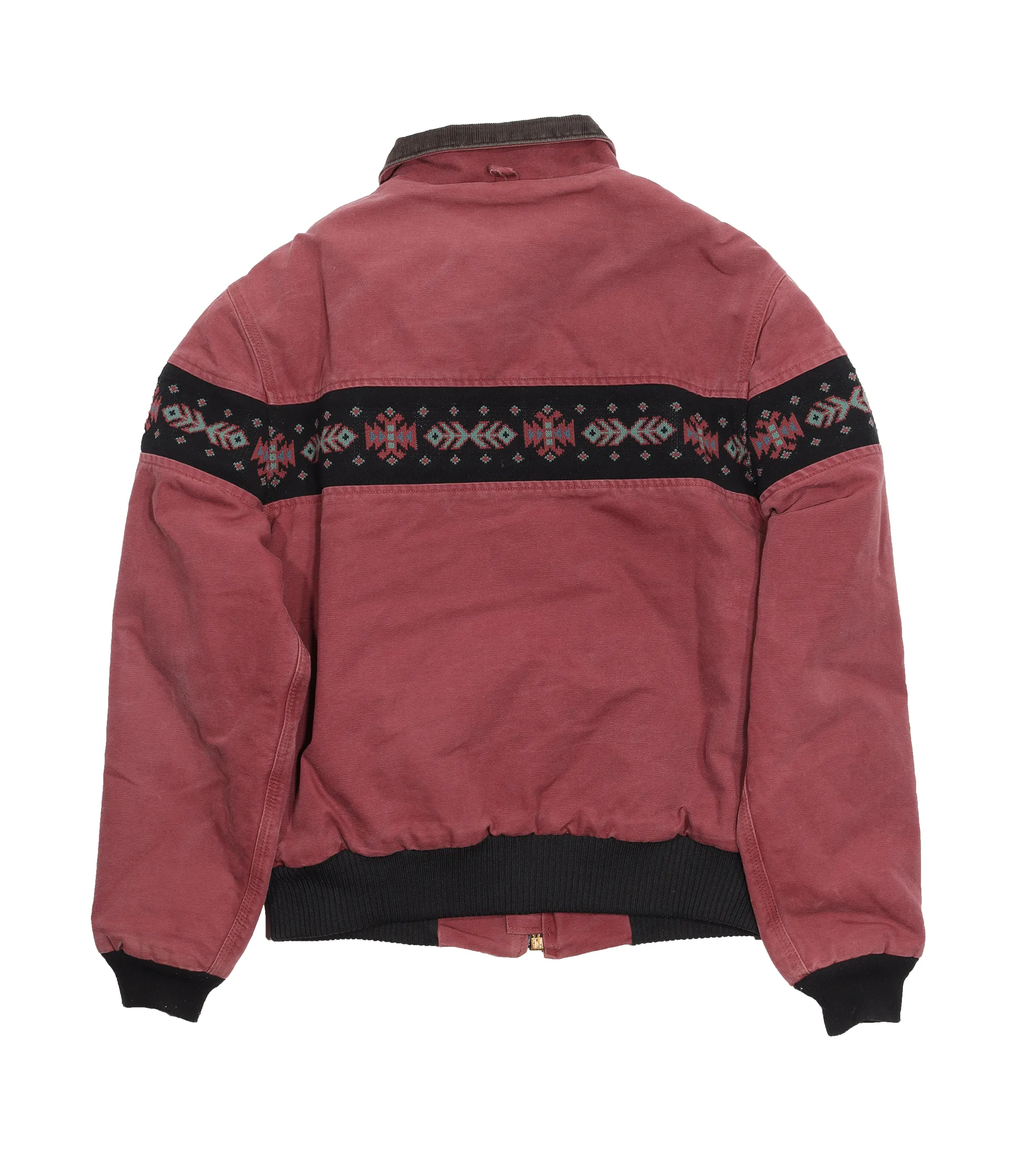 1990's Carhartt Navajo Print Bomber Jacket