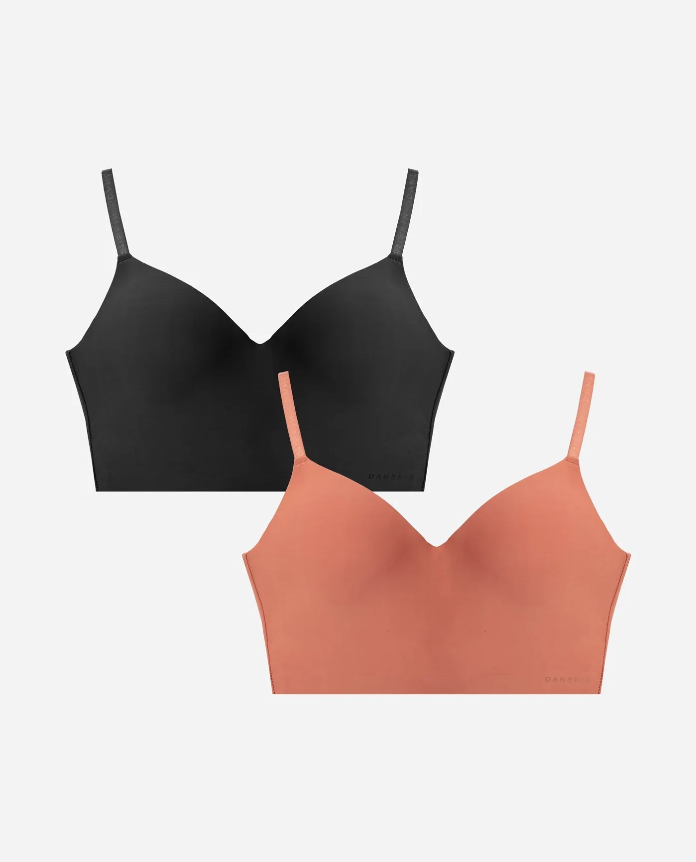 2-Pack Laser Lounge Hidden Cup Molded Bra
