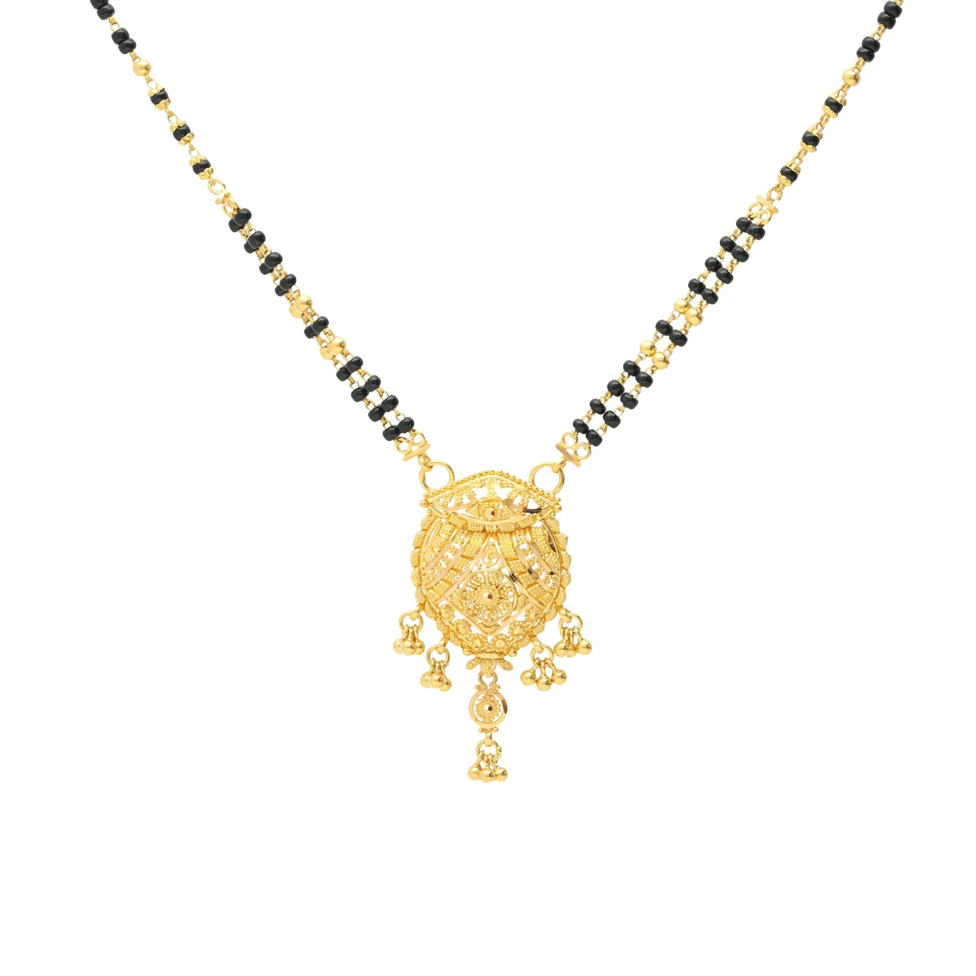 22K Gold Bimala Mangalsutra Chain Necklace