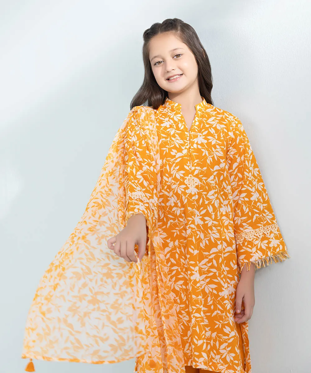 3 Piece - Embroidered Lawn Suit