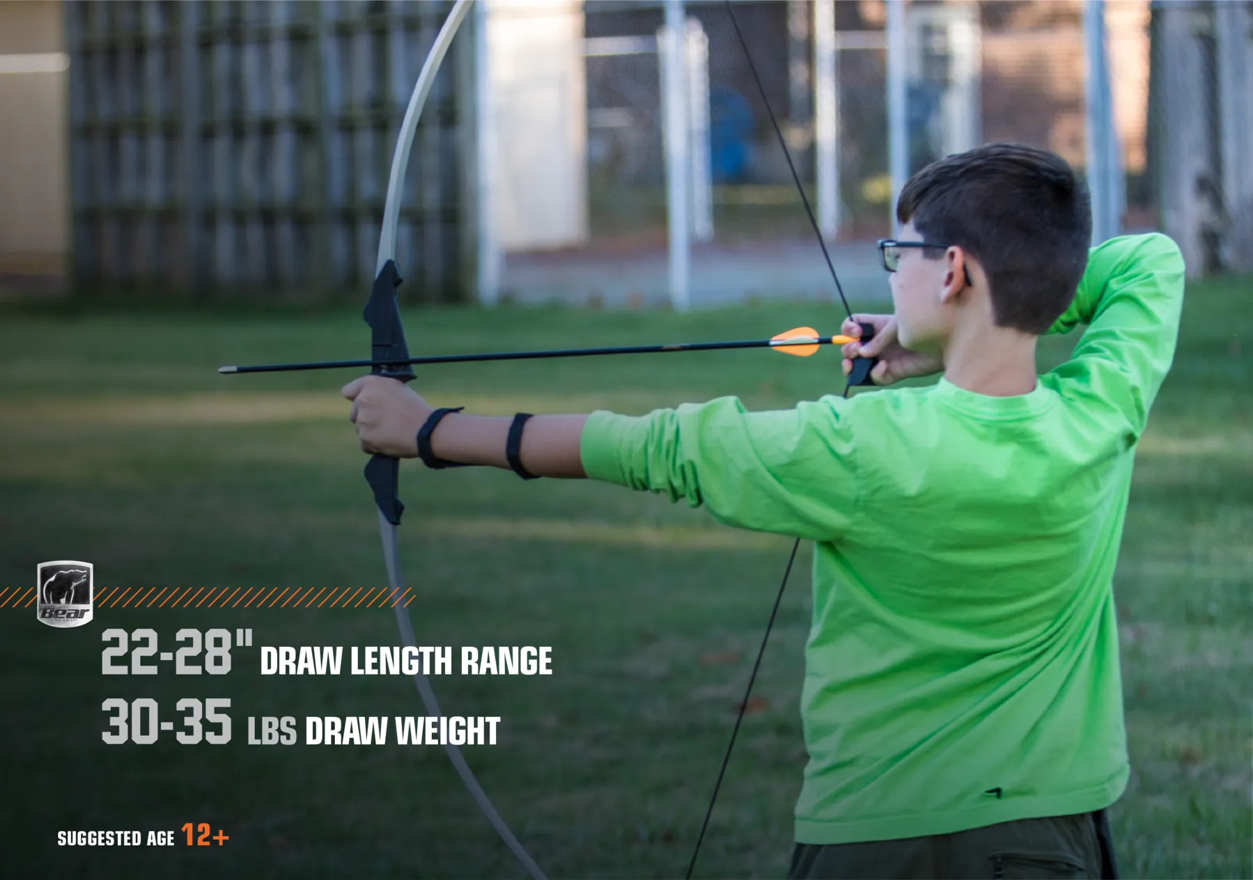 60" Firebird Fiberglass Recurve Bow (30-35 lb. Draw)