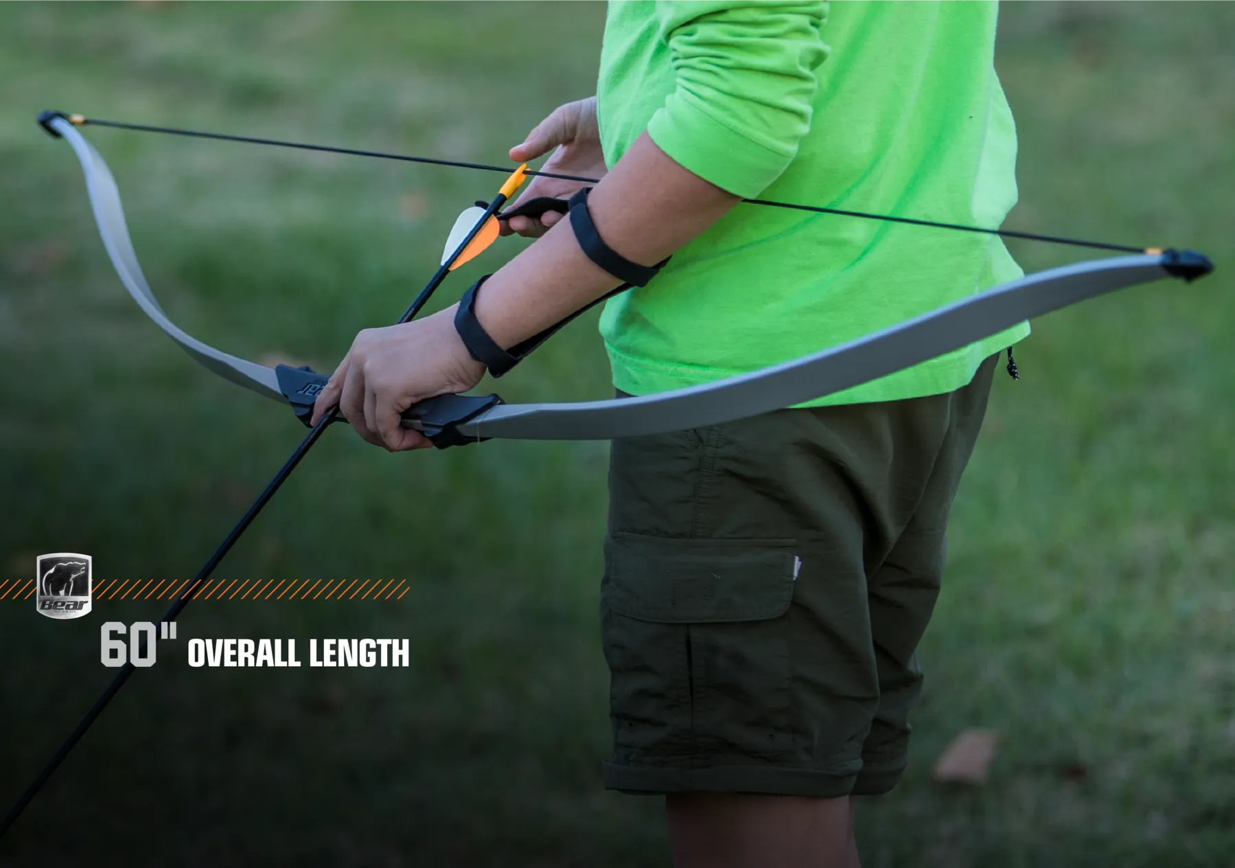 60" Firebird Fiberglass Recurve Bow (30-35 lb. Draw)