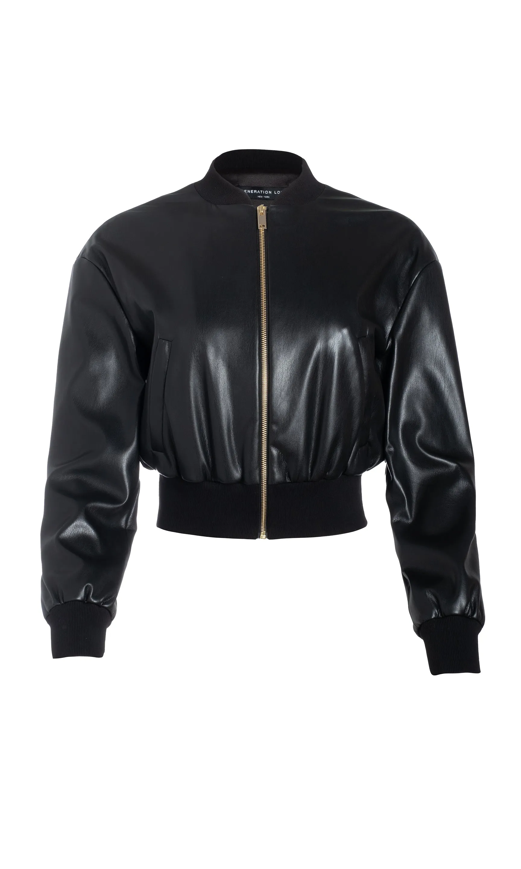 Adalyn Vegan Leather Bomber