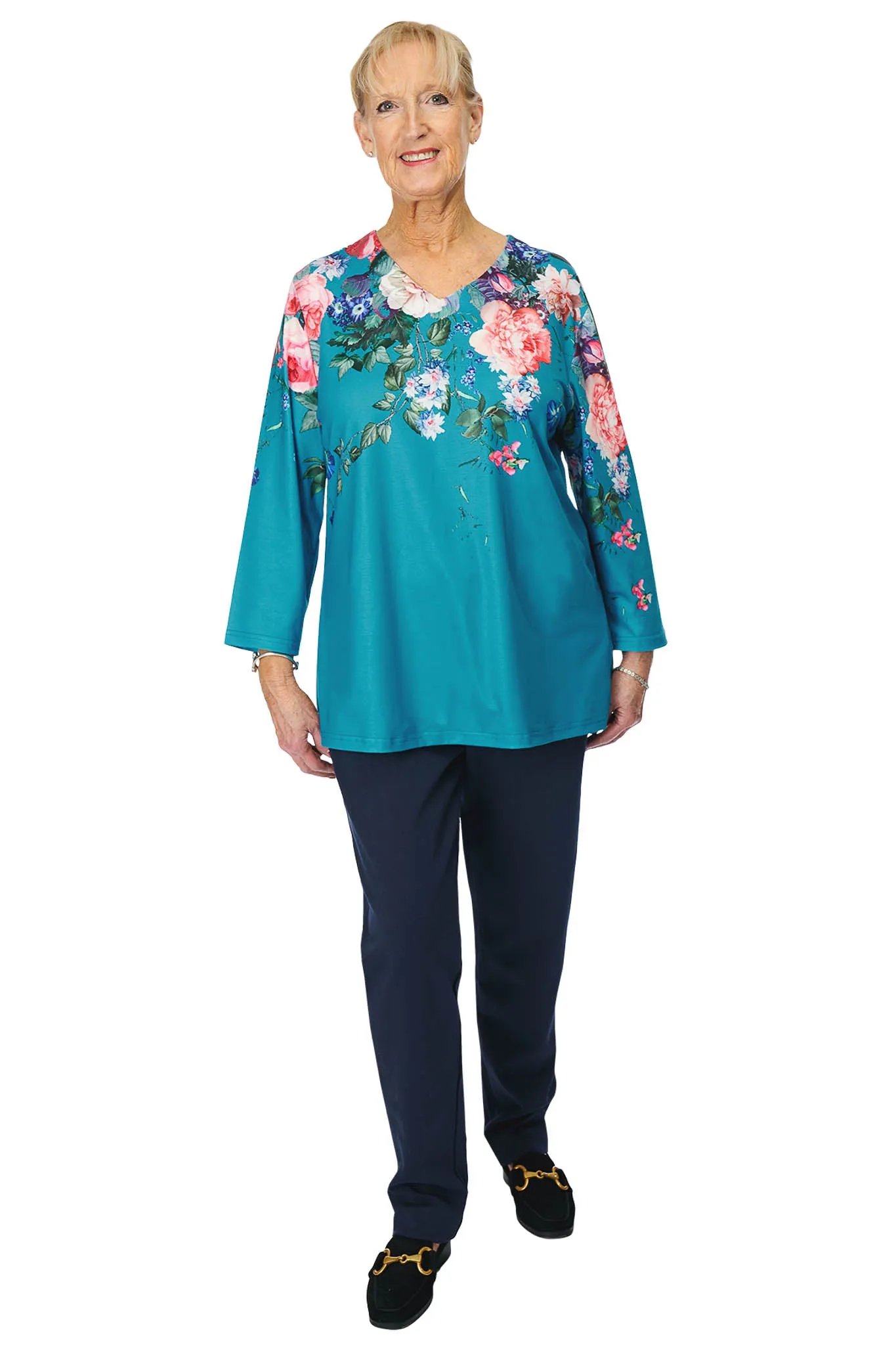 Adaptive Top - Kara | Turquoise