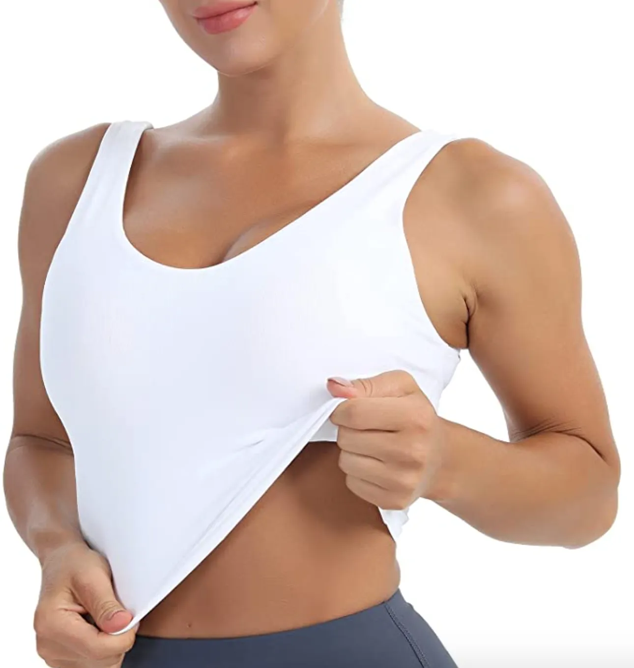 Adult Criss Cross Crop Top Sports Bra