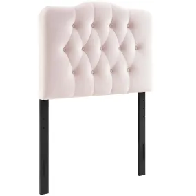 Annabel Twin Diamond Tufted Performance Velvet Headboard By Modway - MOD-6126 - Pink