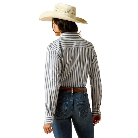 Ariat Women's Kirby Stretch Long Sleeve Shirt - Baja Stripe