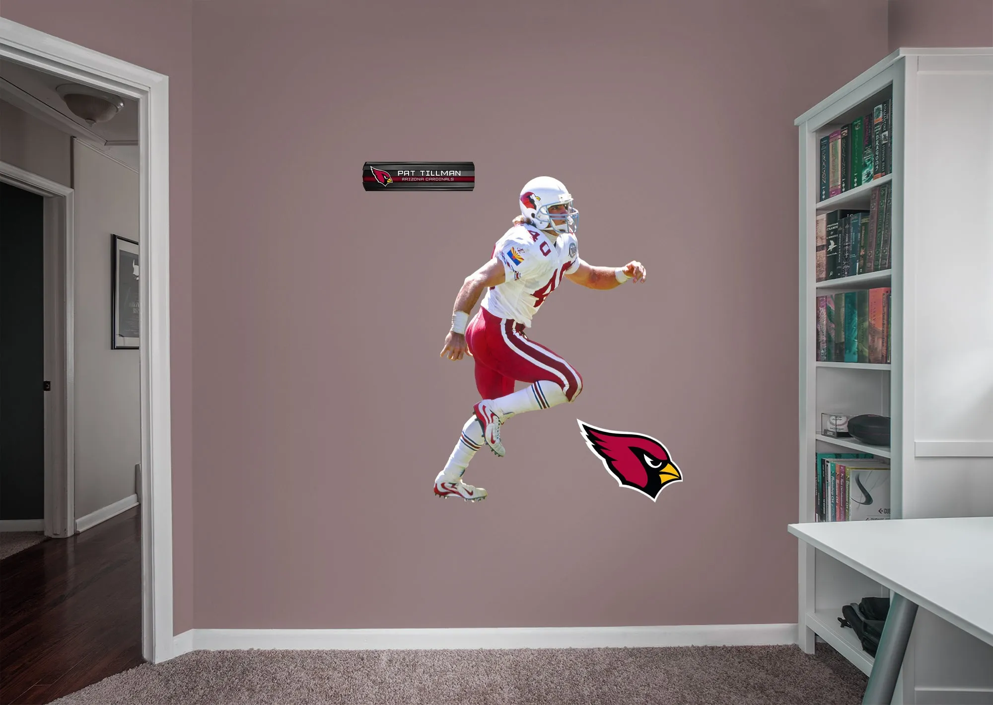Arizona Cardinals: Pat Tillman  Legend        - Officially Licensed NFL Removable Wall   Adhesive Decal