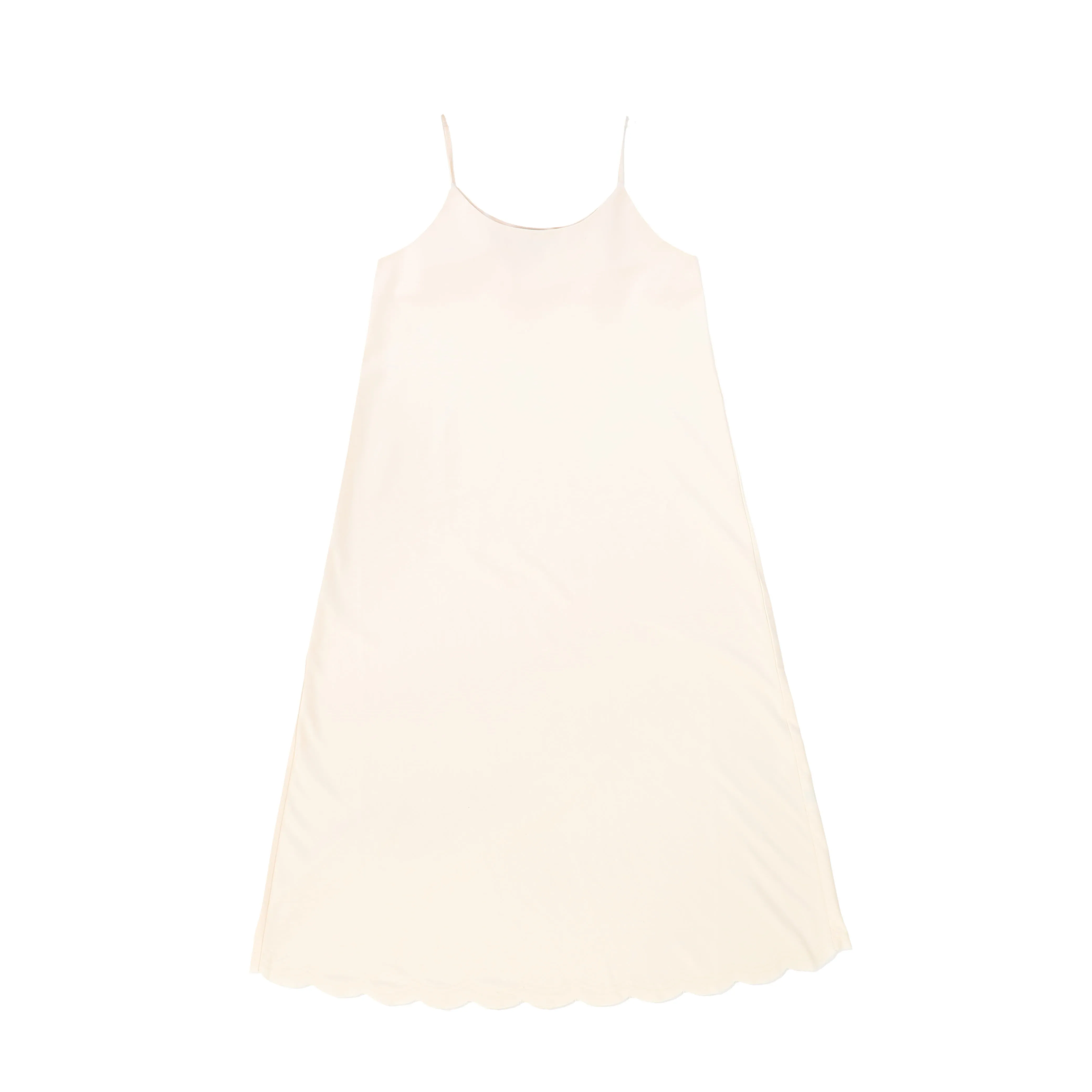 Bace Collection Cream Wool Scallop Edge Jumper