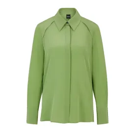 Bacie Long Sleeved Washed Silk Blouse 50509332