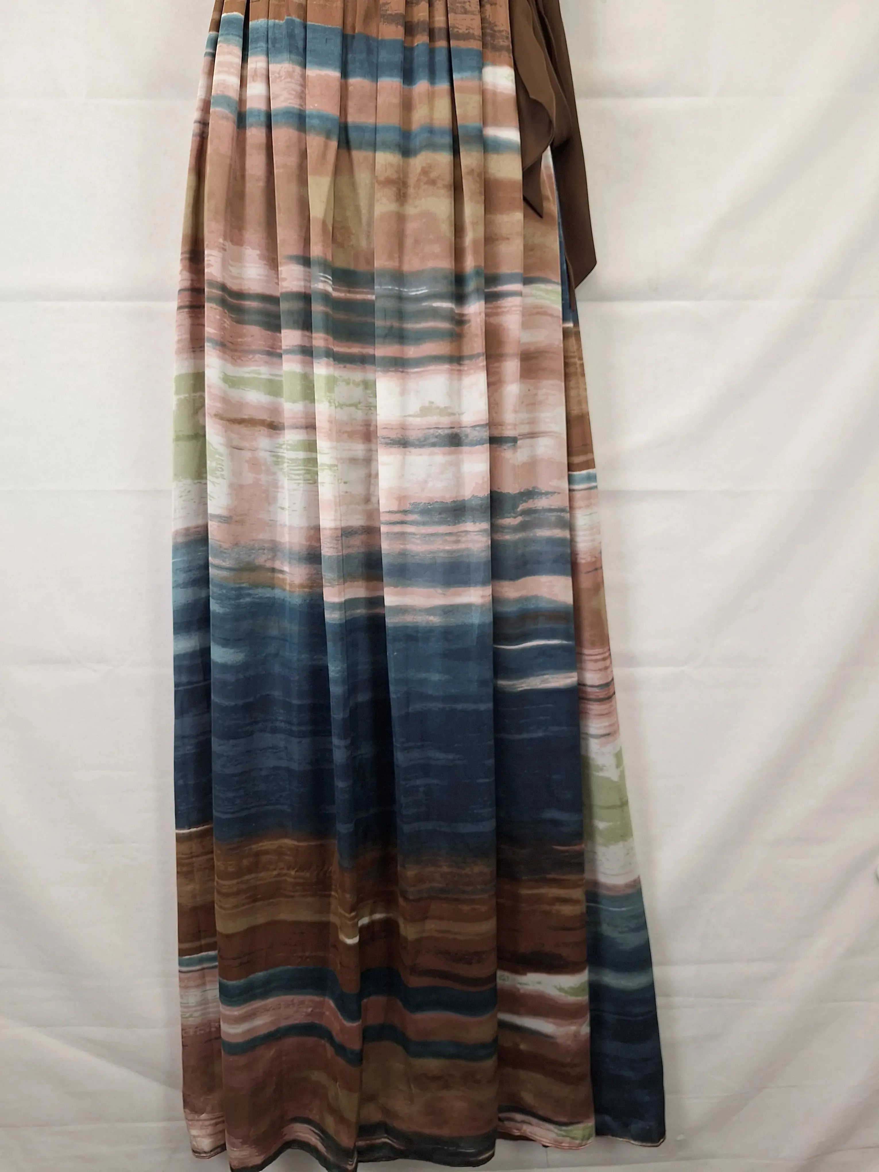 BCBG Paris Chocolate Sunset Elegant Evening Dress Size 10