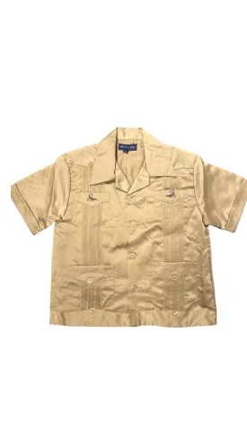 Boys Scorpion Guayabera L.Brown