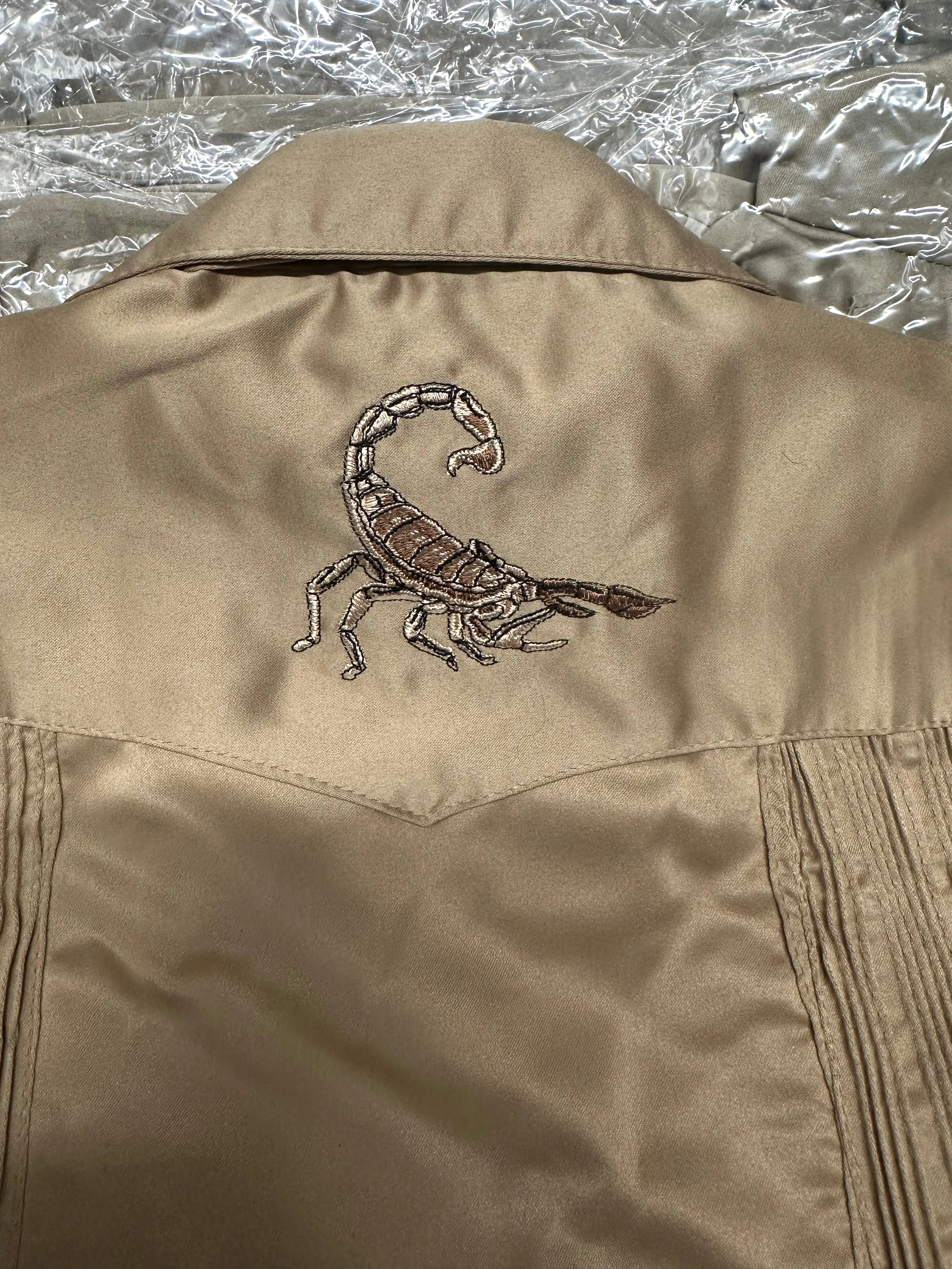 Boys Scorpion Guayabera L.Brown