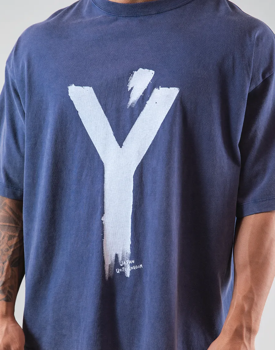 Brush Ý Vintage Big T-Shirts  "Wide Body" - Navy