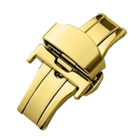 Butterfly Deployant Clasp in Yellow Gold (16mm)