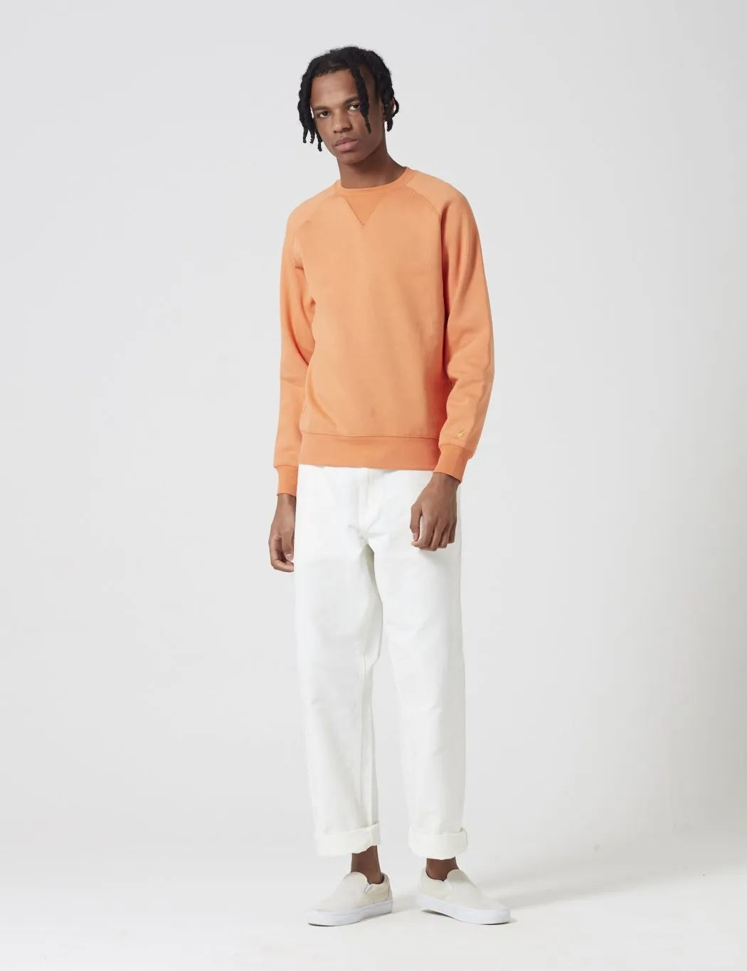 Carhartt-WIP Chase Sweatshirt - Jaffa Orange