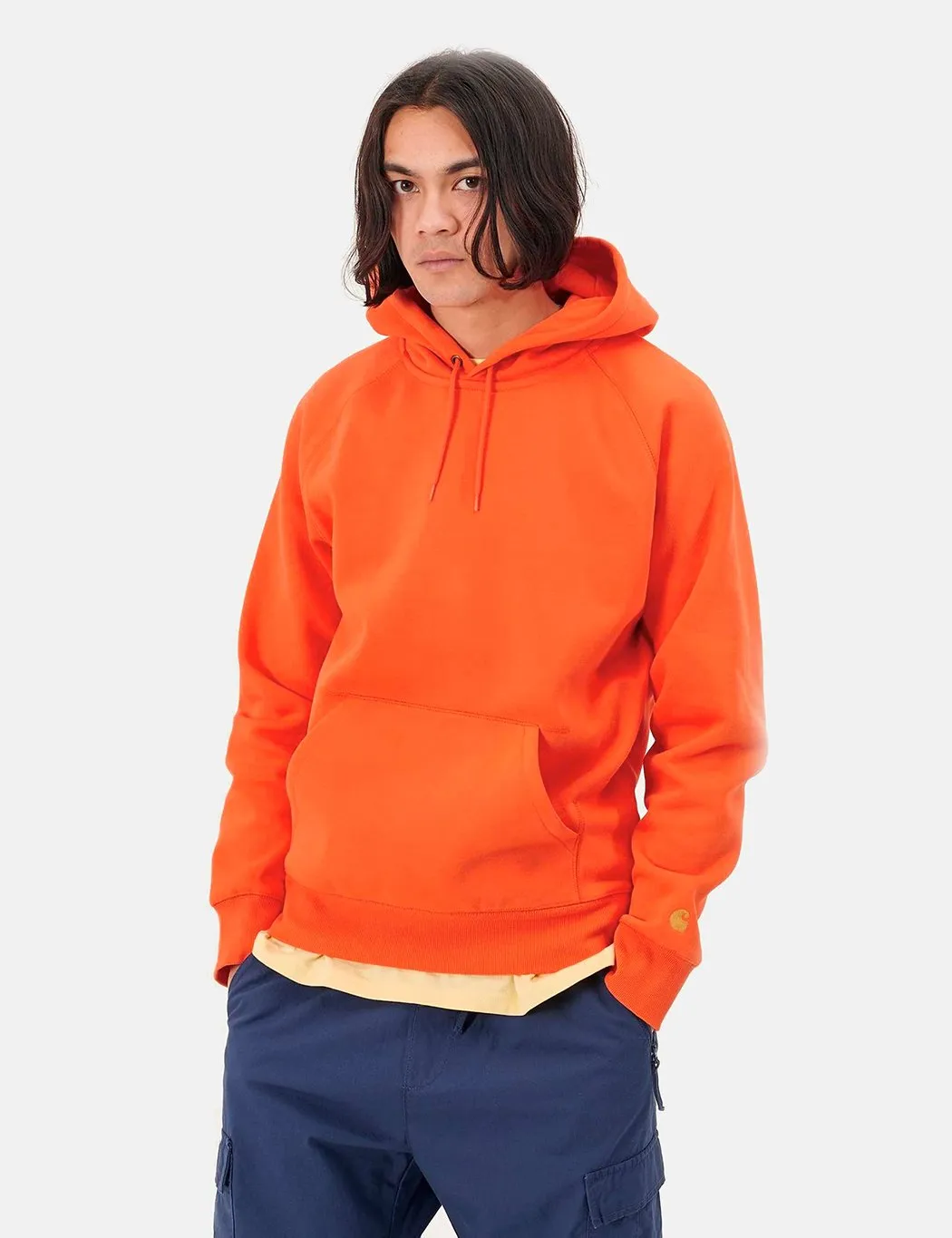 Carhartt-WIP Hooded Chase Sweatshirt - Clockwork Orange