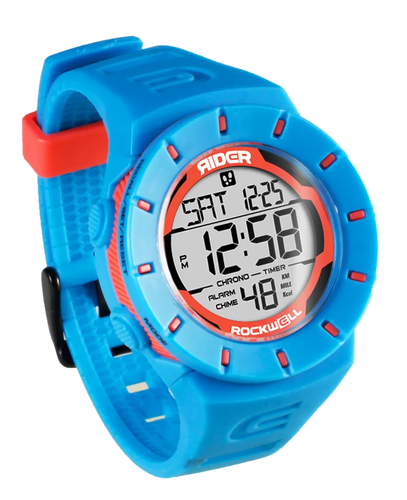 Coliseum Fit™ Forum (Shark Blue/Orange) Watch