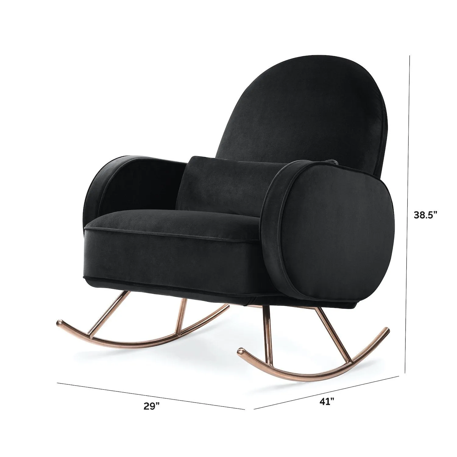 Compass Rocker - Black Velvet