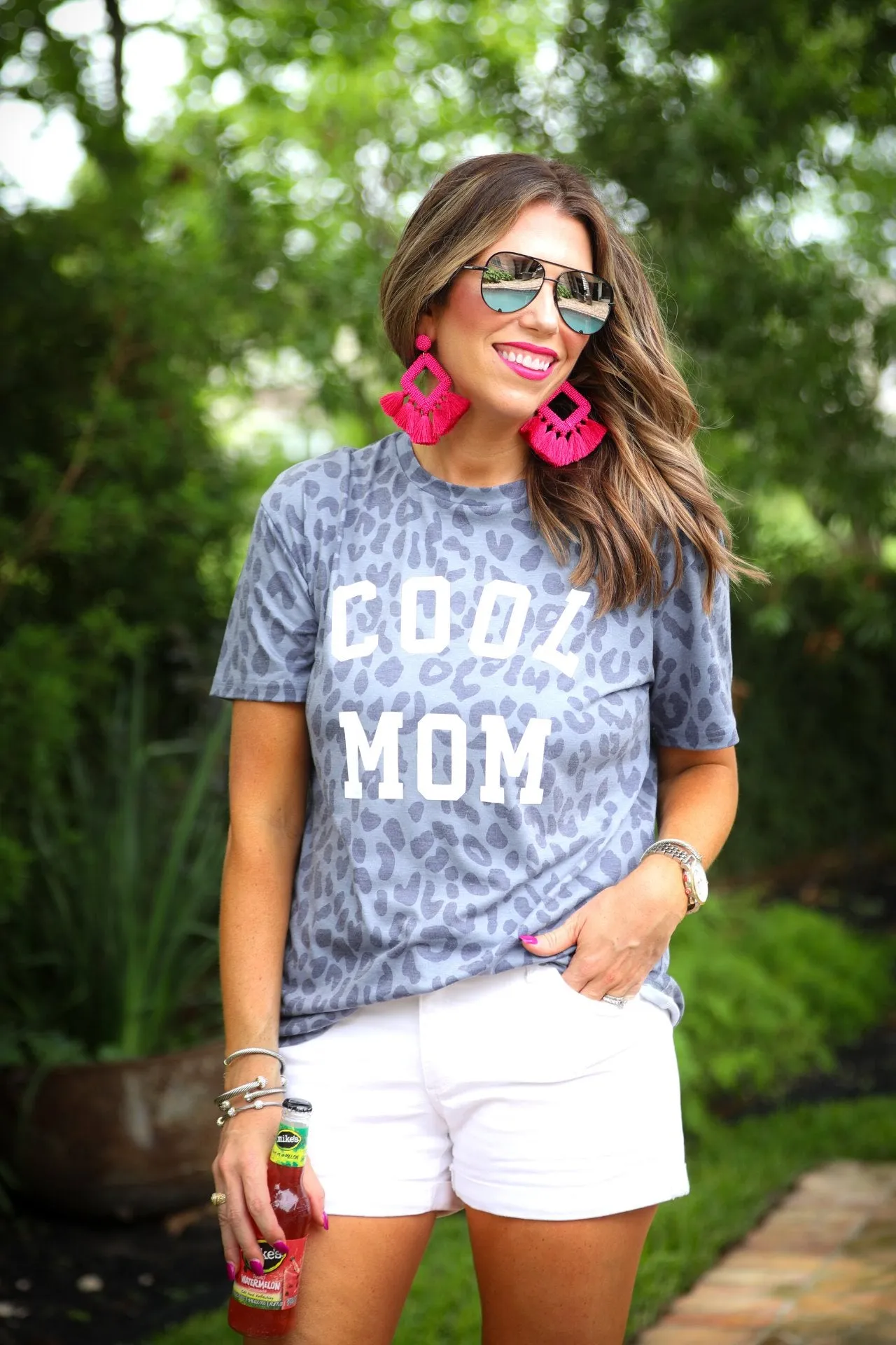 Cool Mom Leopard Tee
