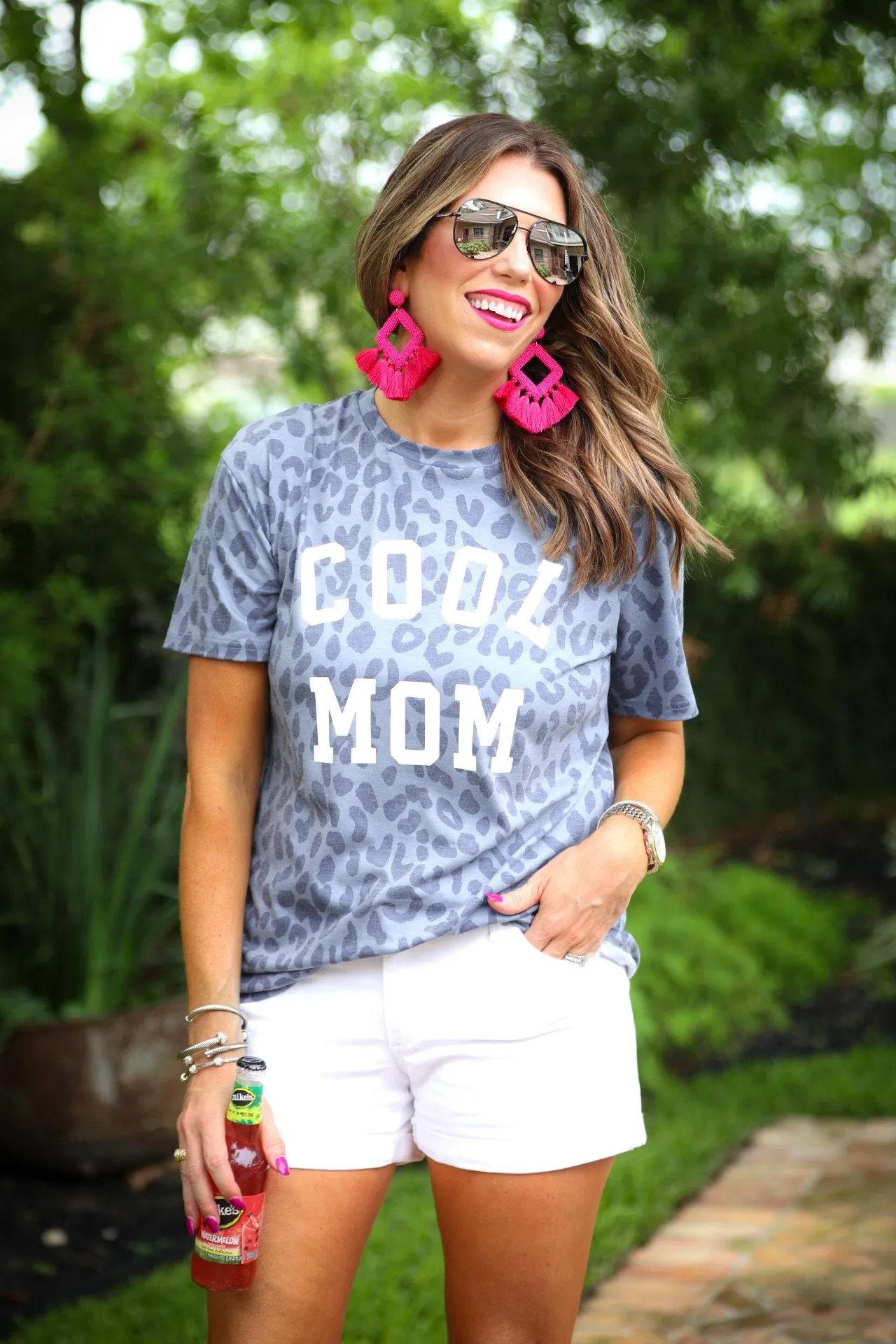 Cool Mom Leopard Tee