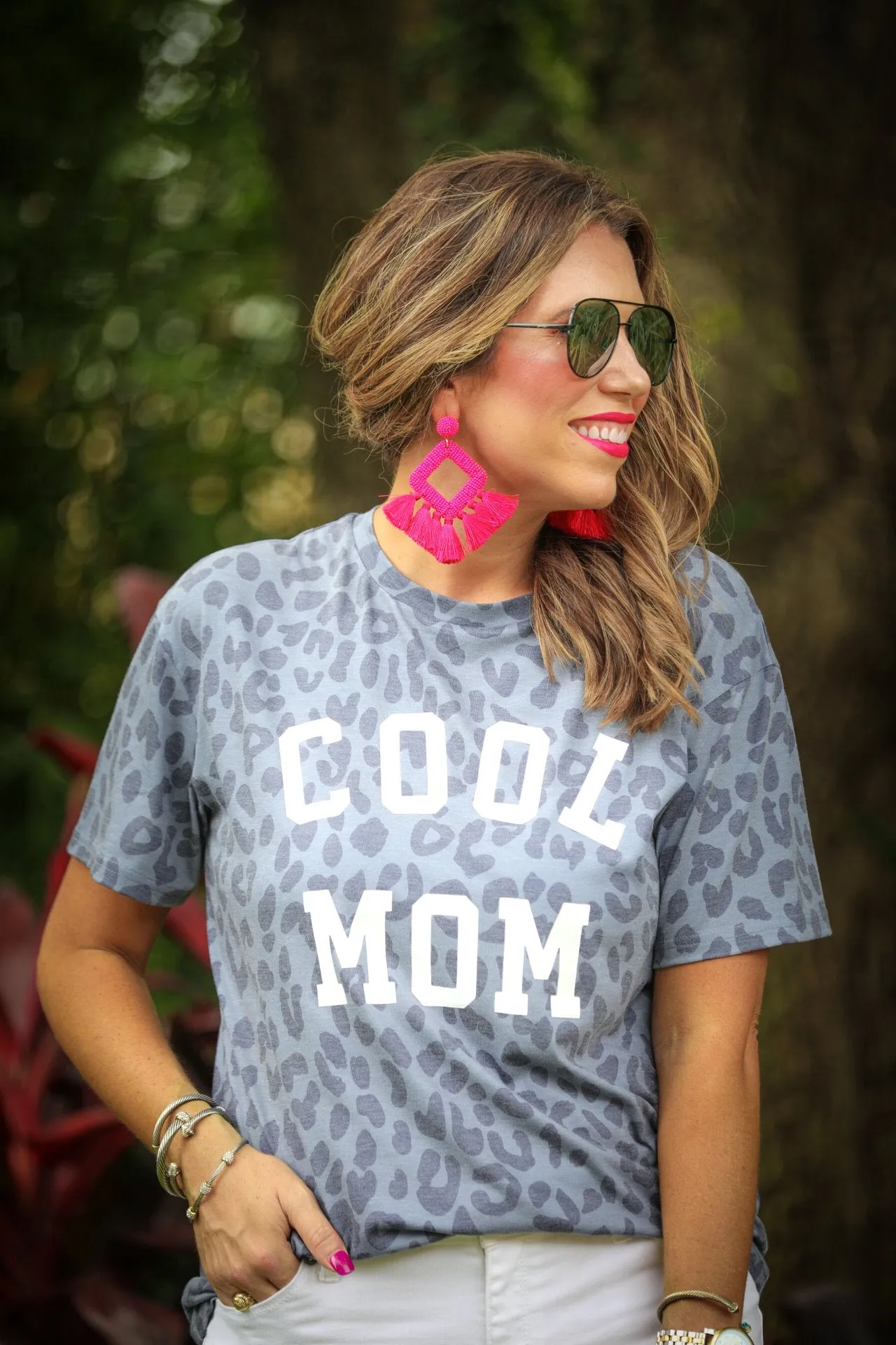 Cool Mom Leopard Tee