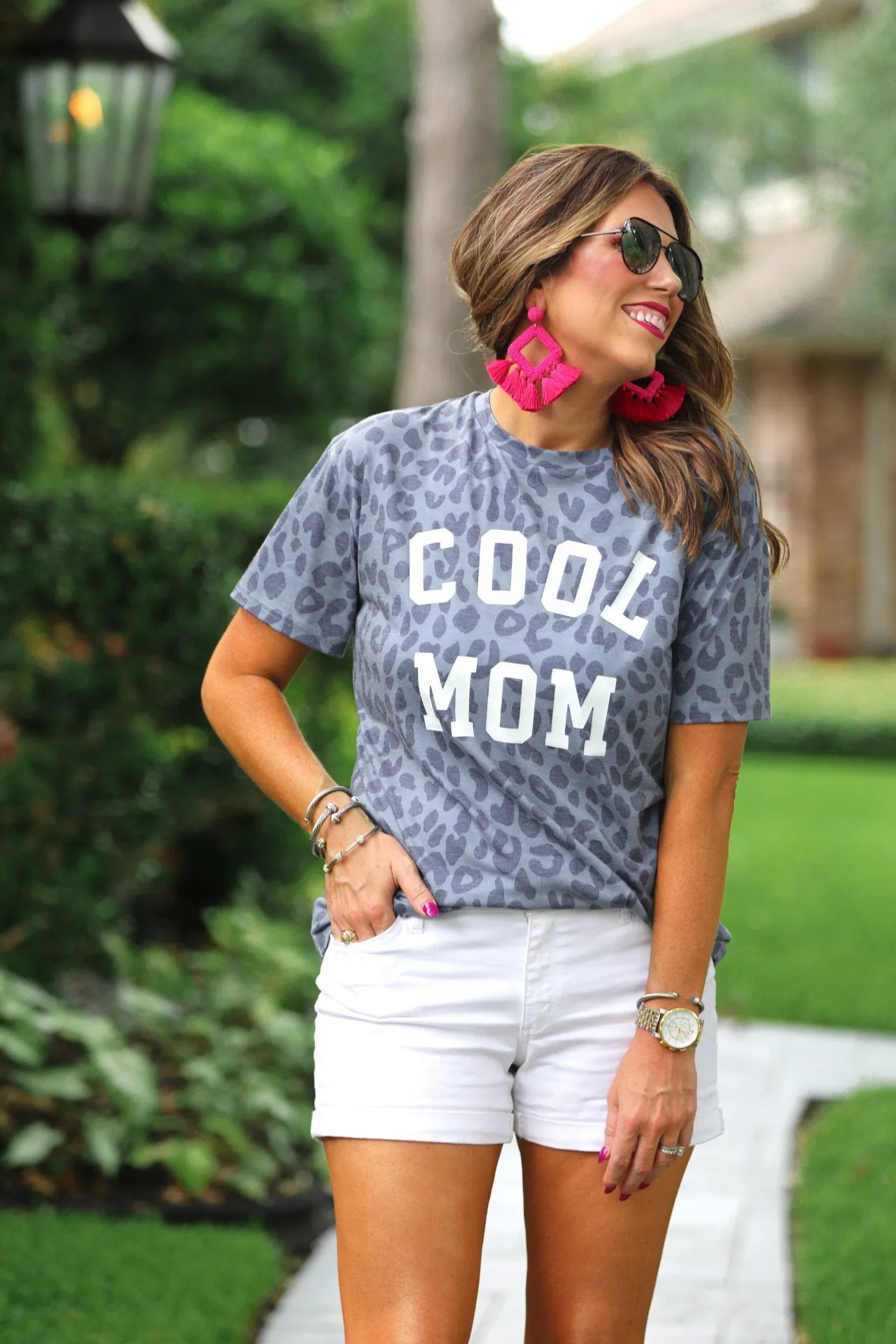 Cool Mom Leopard Tee