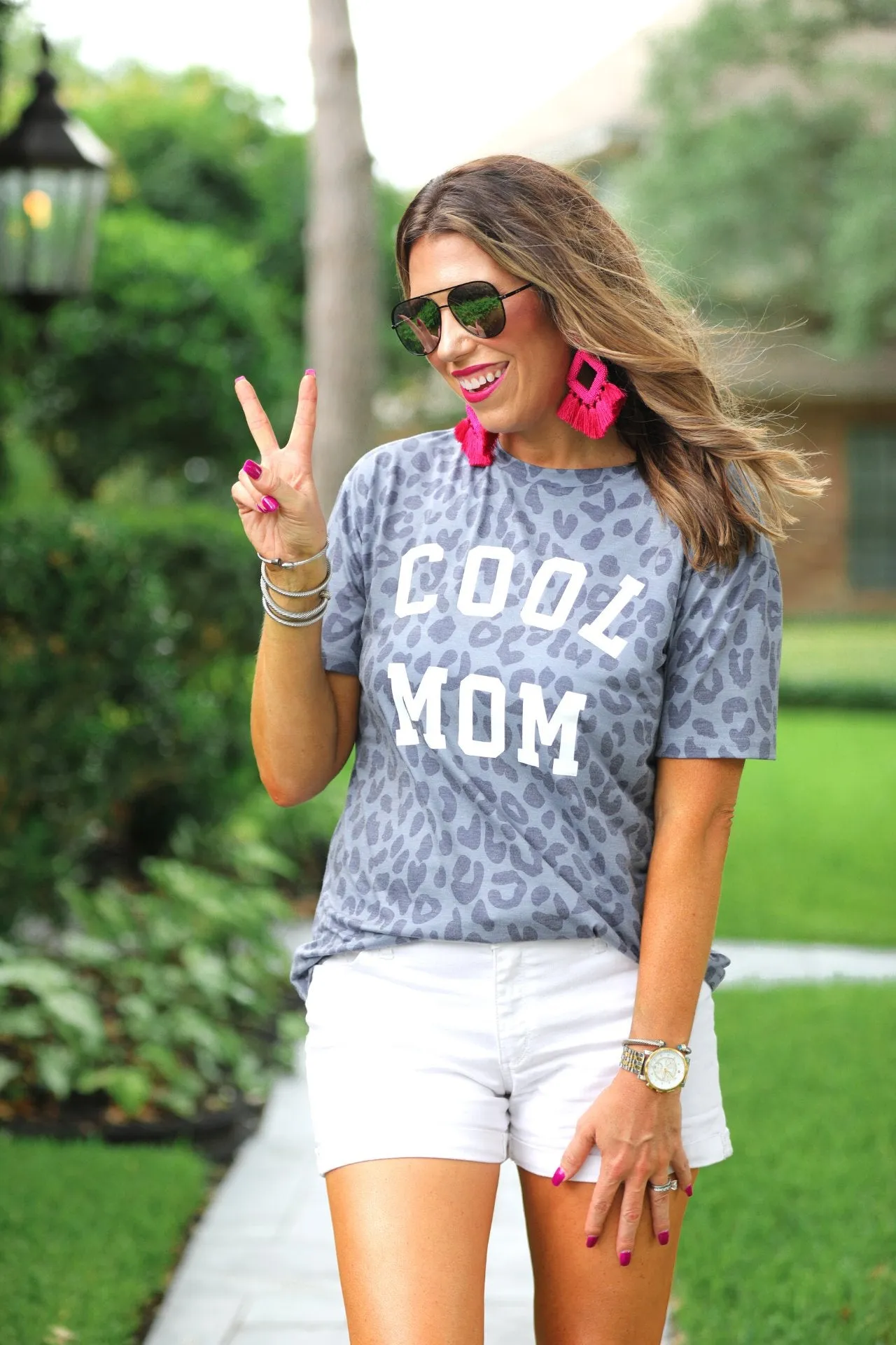 Cool Mom Leopard Tee