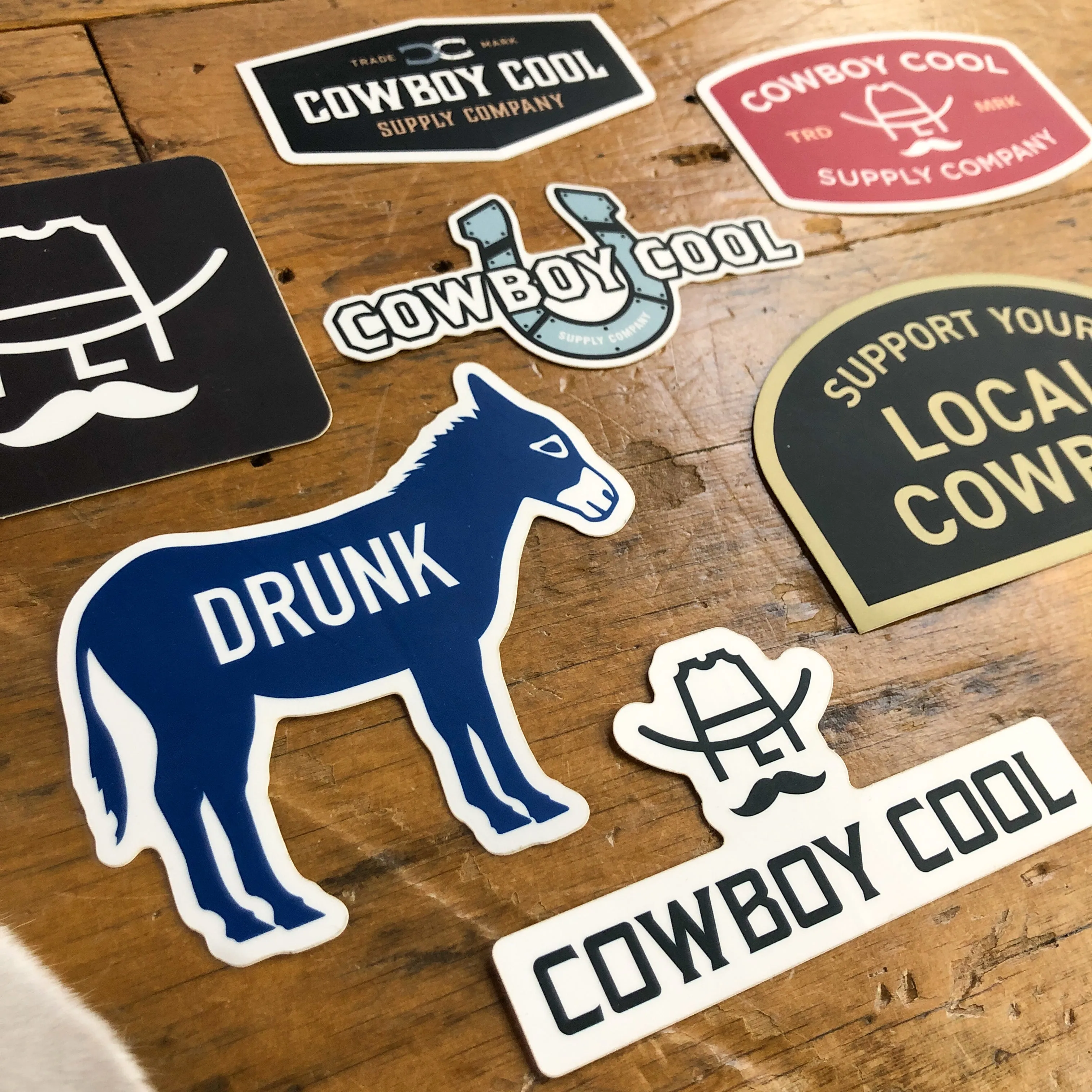 Cowboy Cool Stickers
