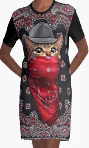 Cowgirl Kim Masked Gato Tee Dress