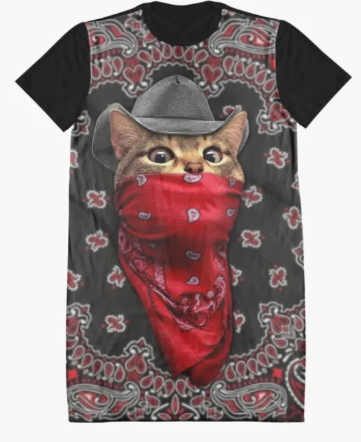 Cowgirl Kim Masked Gato Tee Dress