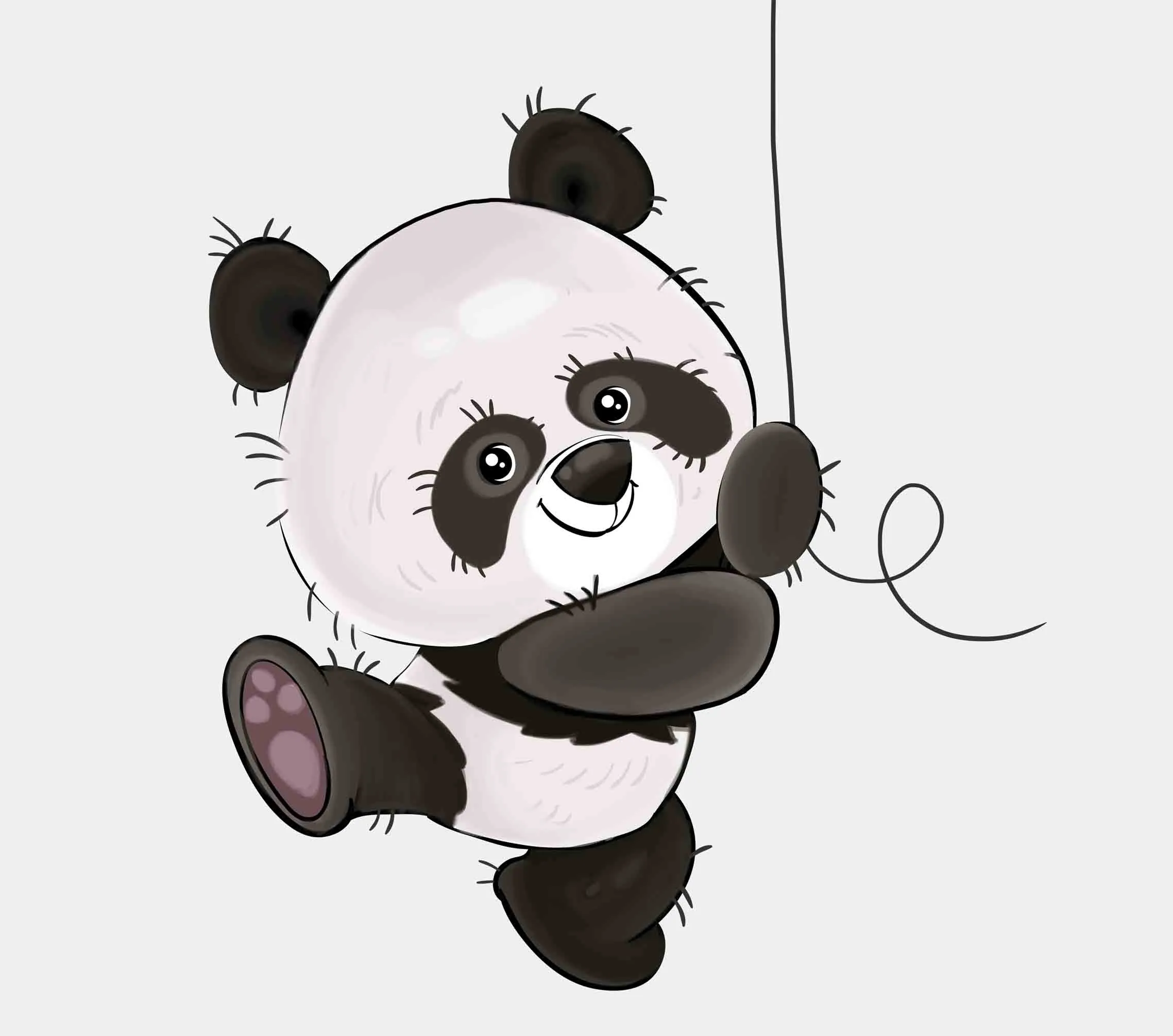 Cute Animals Flying With Balloons Theme for Kids Room