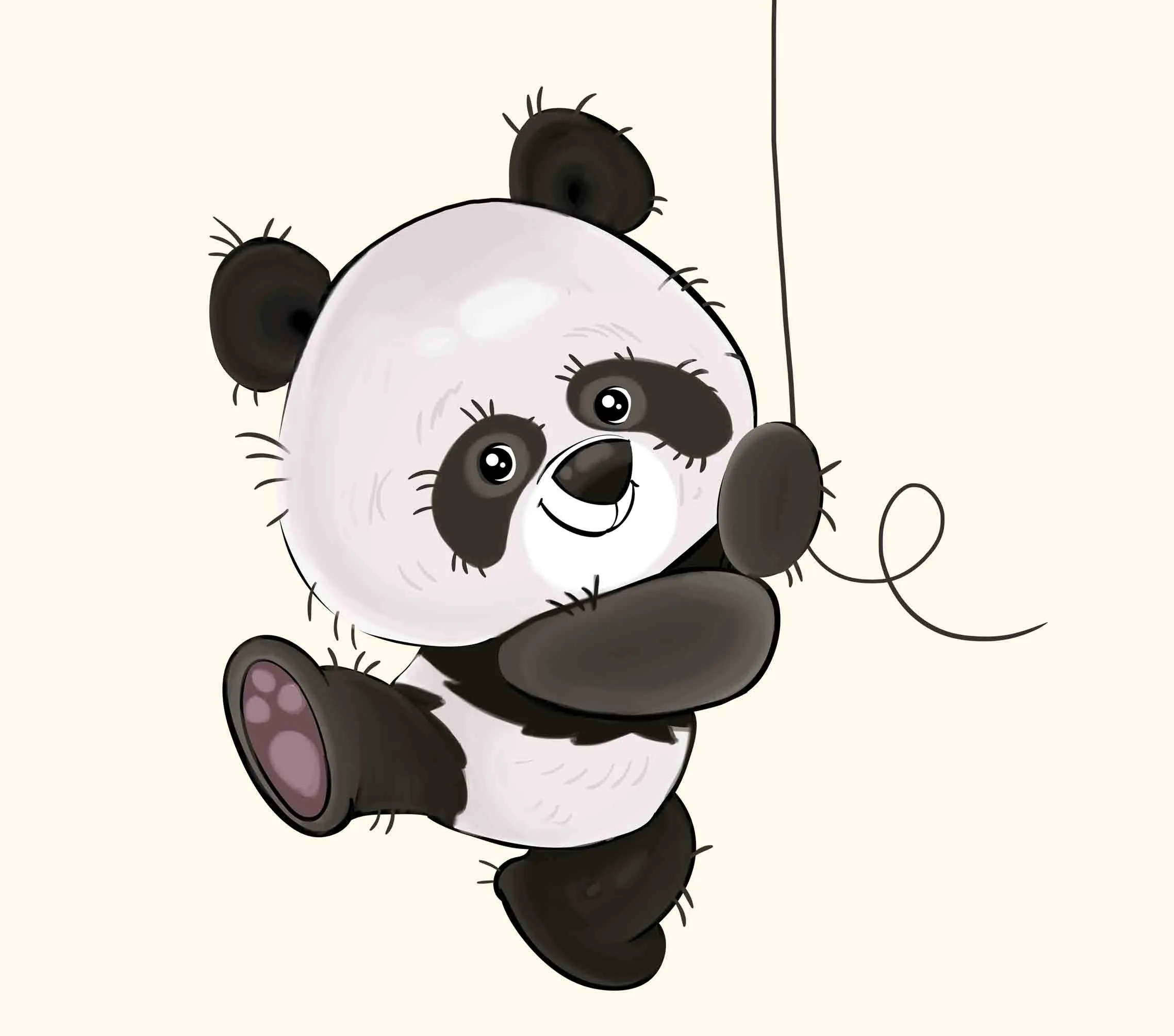 Cute Animals Flying With Balloons Theme for Kids Room