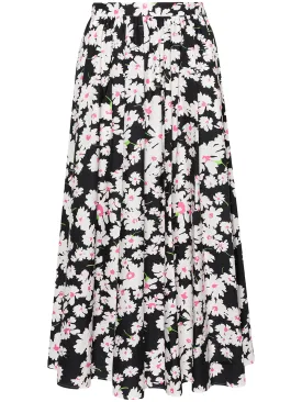 Daisy Print Maxi Skirt