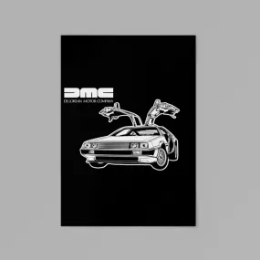 Delorean Motor Company A3 Tin Sign