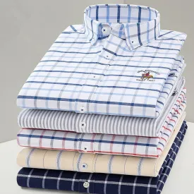 Dressing Smart  -   Men Shirt Oxford fit. 100% Cotton Shirt