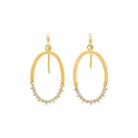 Easy Gold & Diamond Drop Earrings