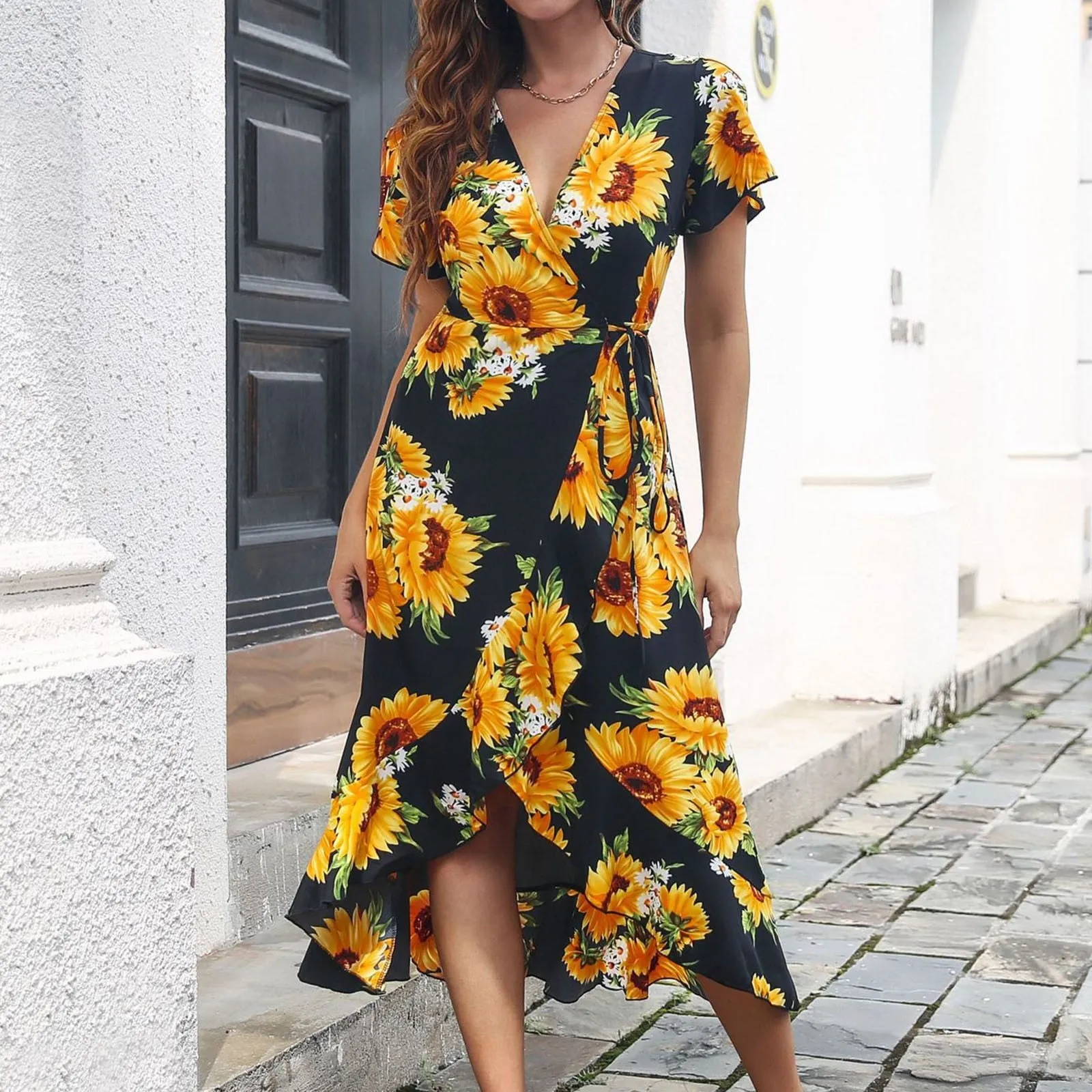 Eerie Wrap around Dress