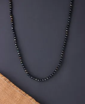Elegant Black Pearl Necklace