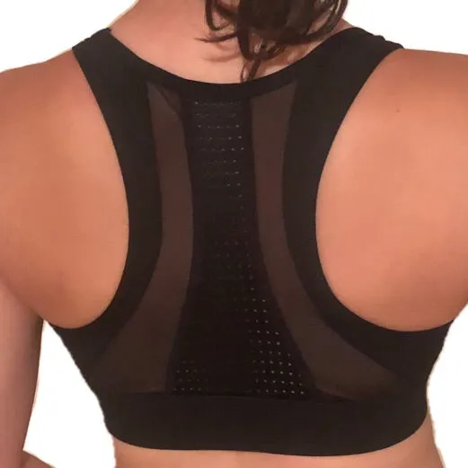 Empower By Dr Anh - Black Empower Sports Bra