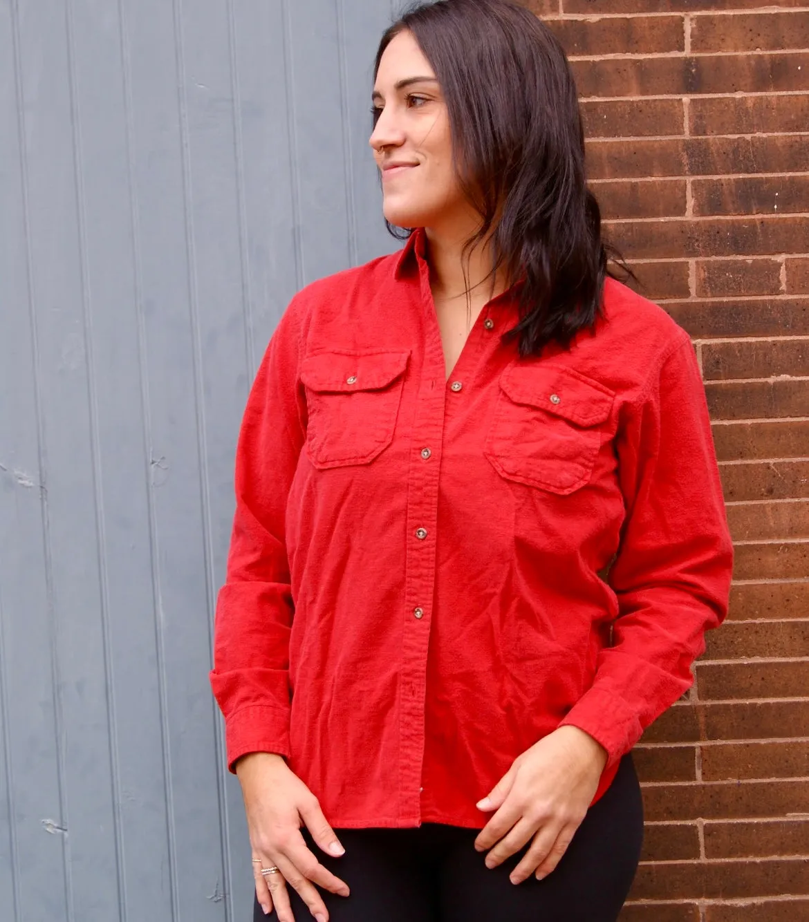 EMS/Woolrich Women’s Long-Sleeve Chamois Shirt [vintage, medium]