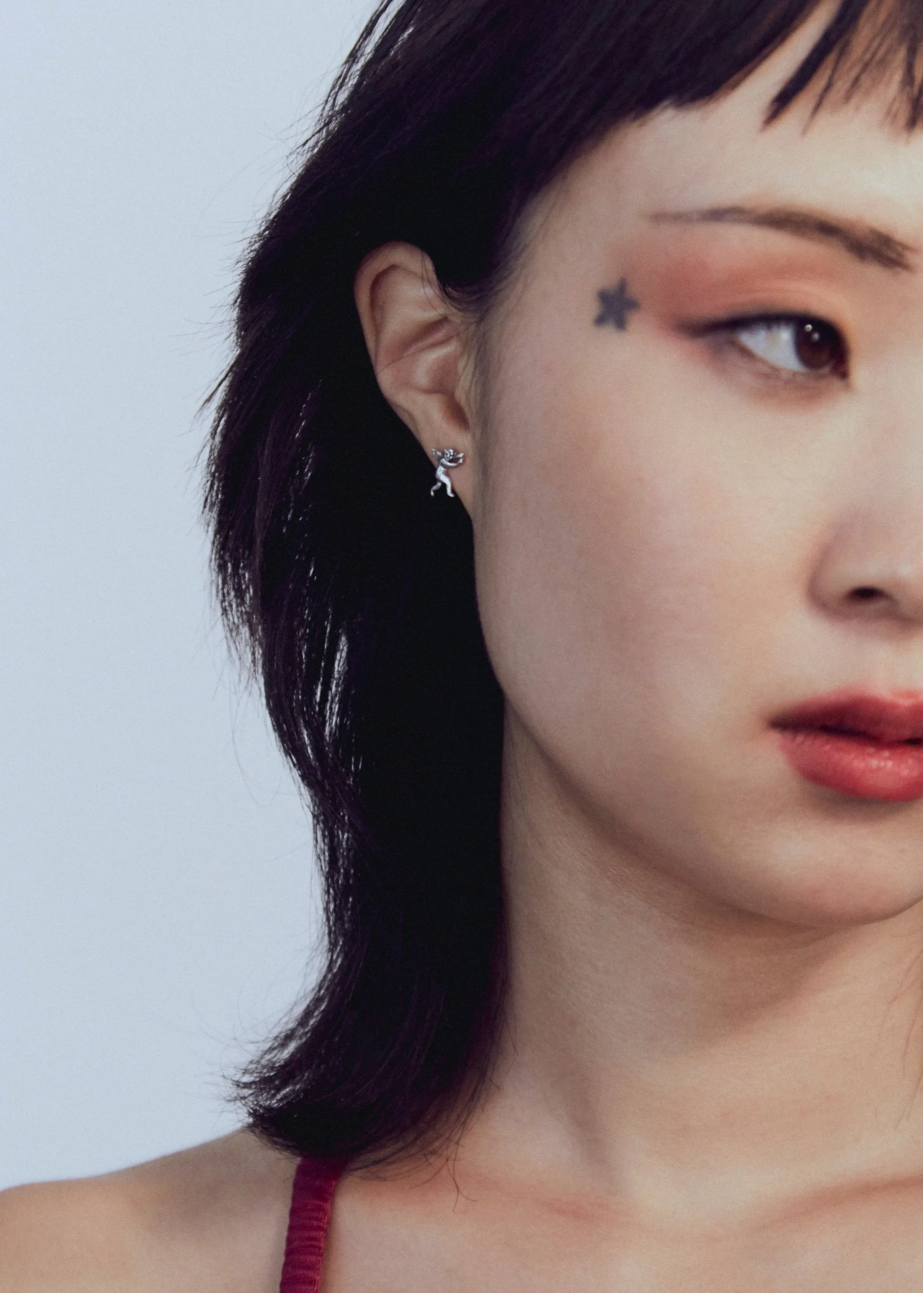 Eros and Psyche Studs in 14k