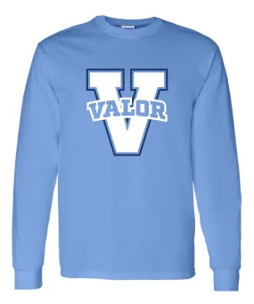 Essentials Tee Columbia Blue Valor V Long Sleeve