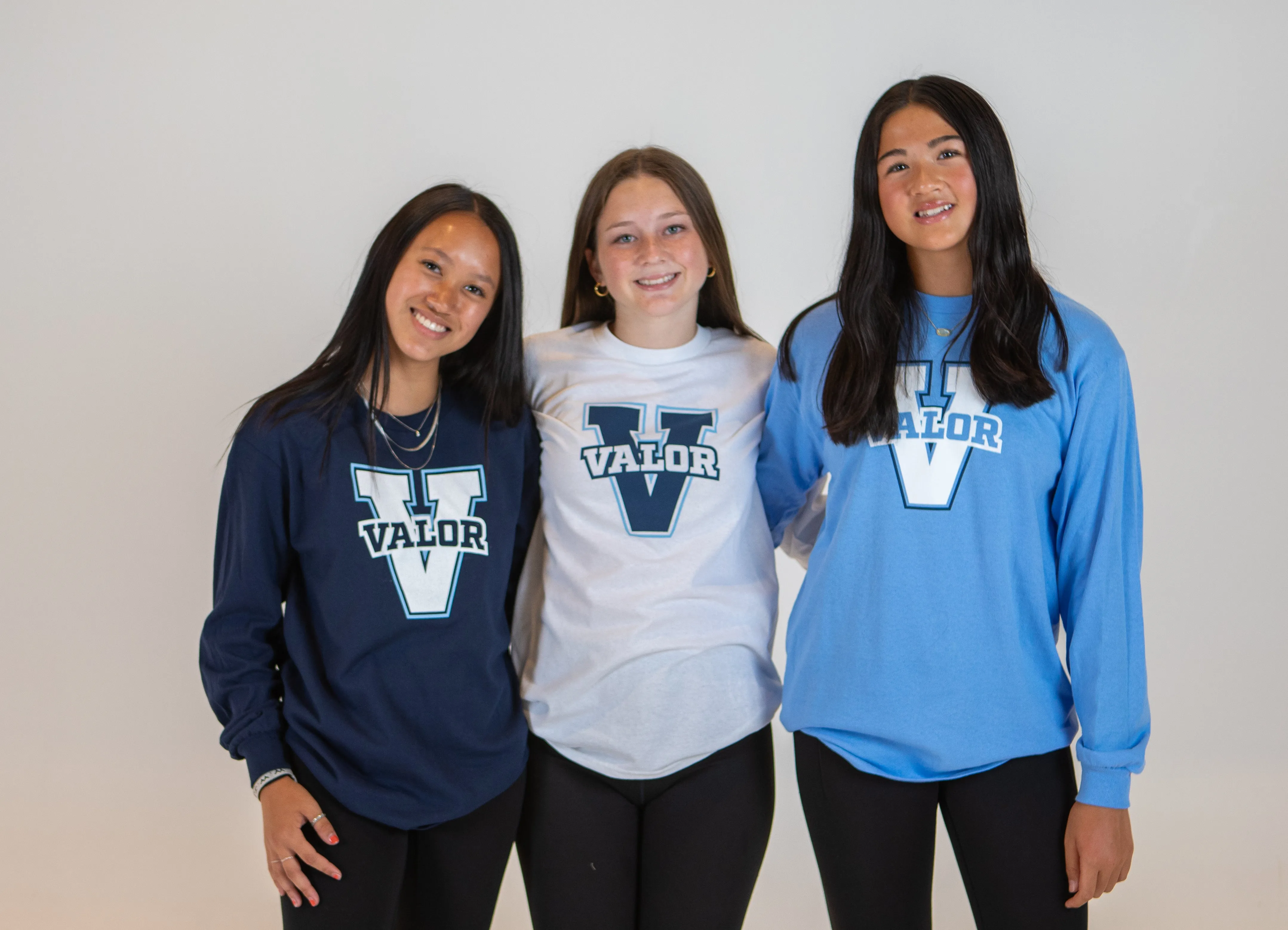 Essentials Tee Columbia Blue Valor V Long Sleeve
