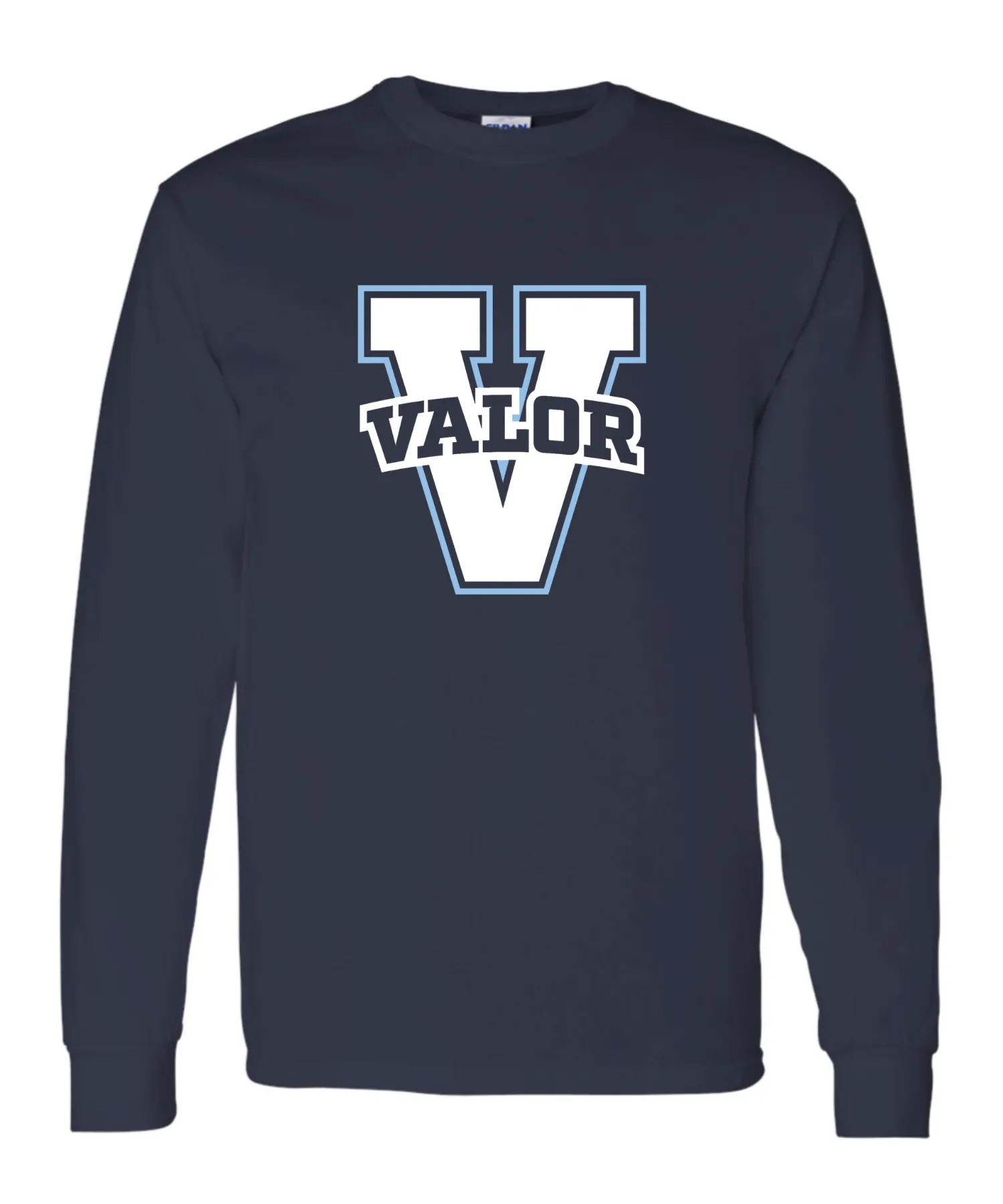 Essentials Tee Navy Valor V Long Sleeve