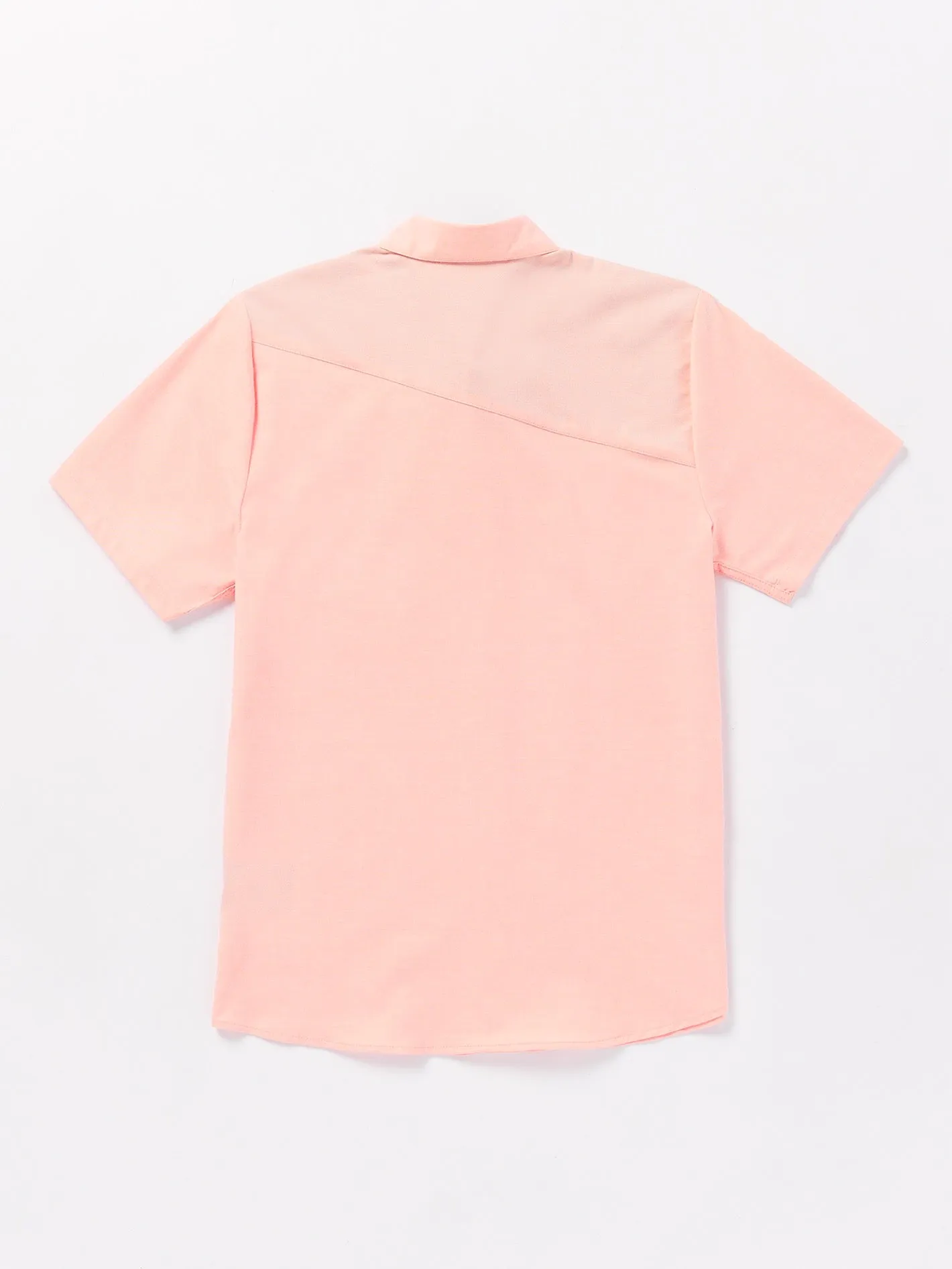 Everett Oxford Short Sleeve Shirt - Salmon