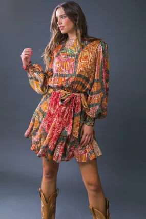 Explore More Collection - CAUGHT FEELINGS WOVEN MINI DRESS
