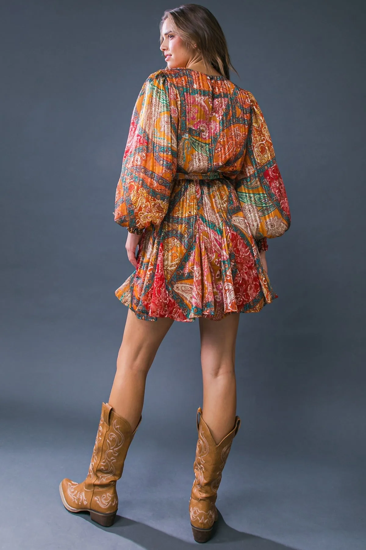 Explore More Collection - CAUGHT FEELINGS WOVEN MINI DRESS