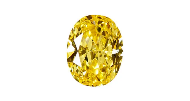 Fancy Vivid Yellow Diamond 0.58ct