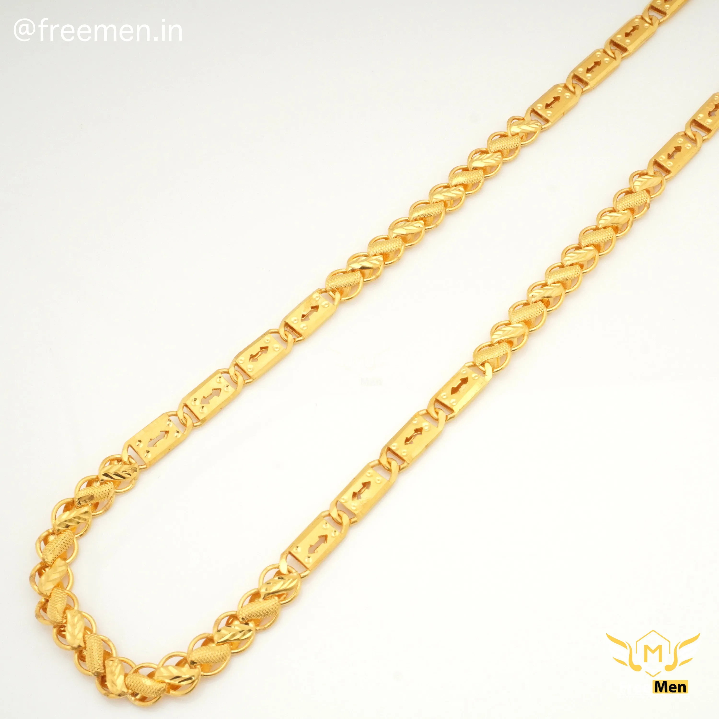 Freemen Elegant Koli Nawabi Chain Gold Plated- FMGC16